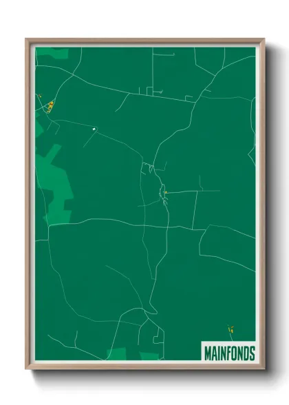 Une affiche de carte sur Mainfonds