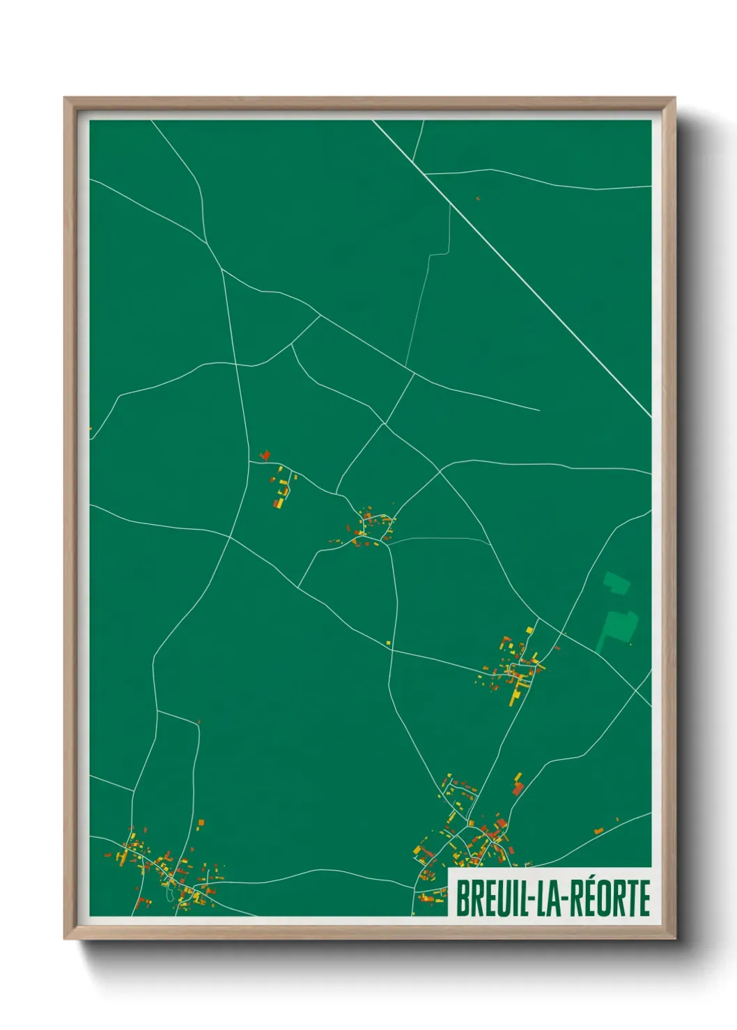Un poster carteBreuil-la-Réorte