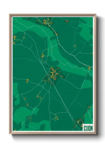 Une affiche de carte sur Clion