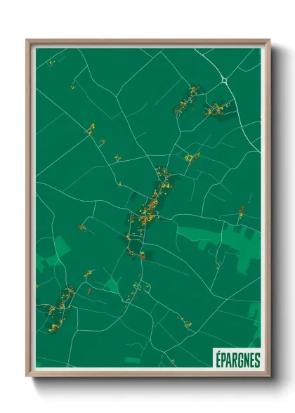 Une affiche de carte sur Épargnes