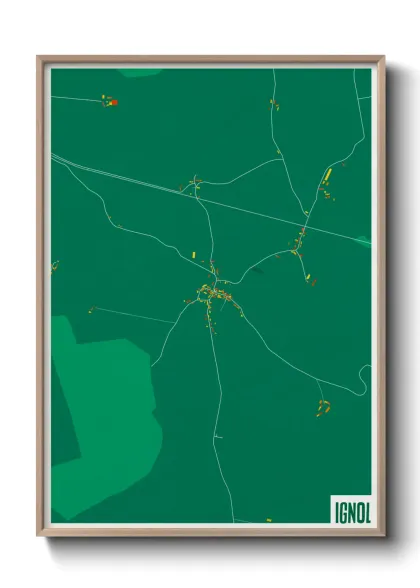 Une affiche de carte sur Ignol