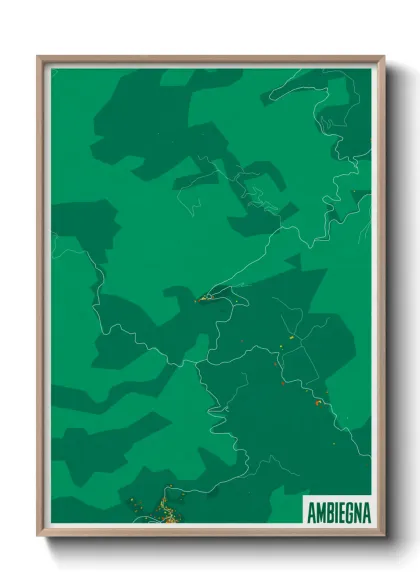 Une affiche de carte sur Ambiegna