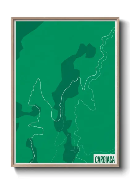 Une affiche de carte sur Cargiaca