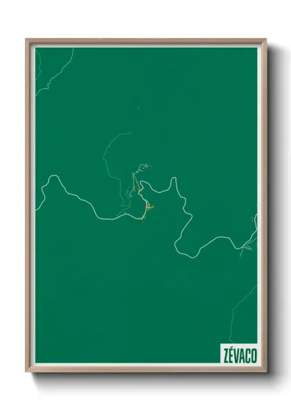 Une affiche de carte sur Zévaco