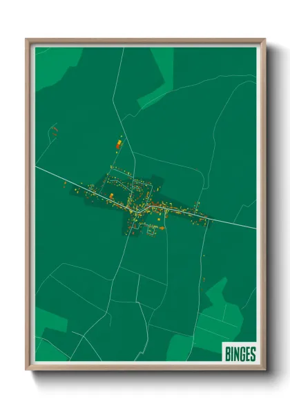 Une affiche de carte sur Binges