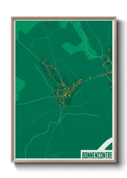 Une affiche de carte sur Bonnencontre