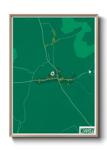 Une affiche de carte sur Missery