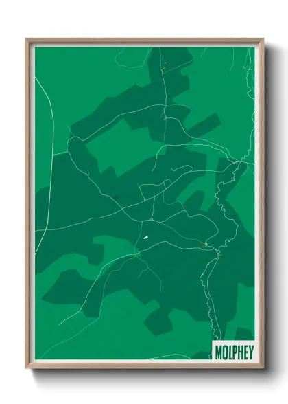Une affiche de carte sur Molphey
