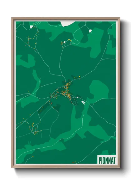 Une affiche de carte sur Pionnat