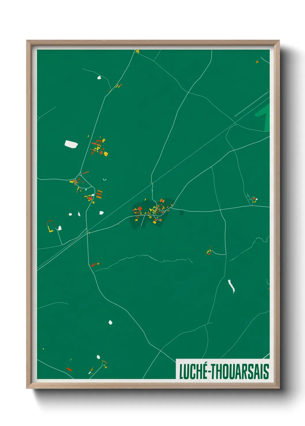 Un poster carteLuché-Thouarsais