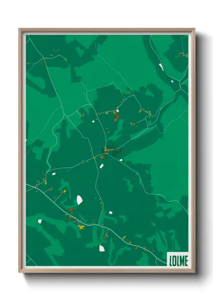 Une affiche de carte sur Lolme