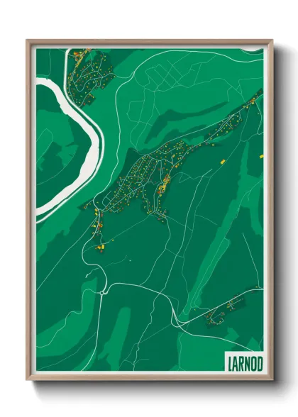 Une affiche de carte sur Larnod