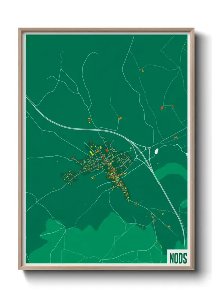 Une affiche de carte sur Nods