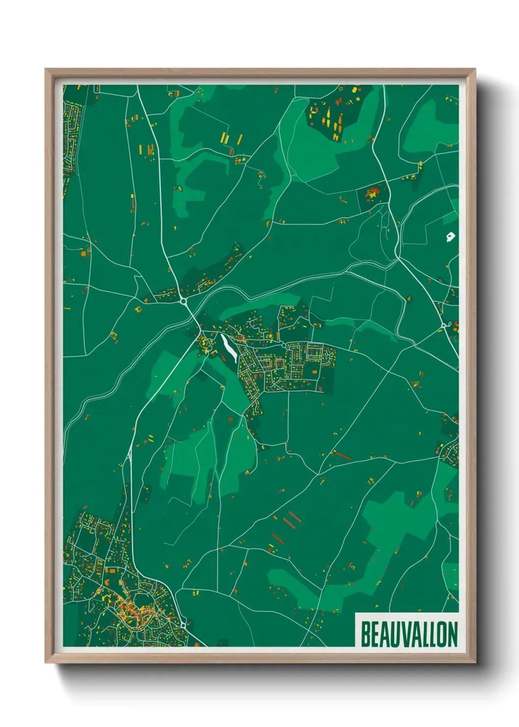 Un poster carteBeauvallon