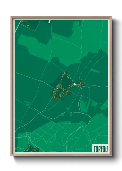 Une affiche de carte sur Torfou