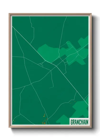 Une affiche de carte sur Granchain