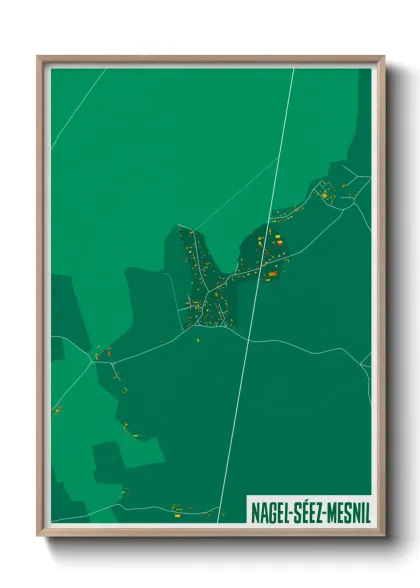 Une affiche de carte sur Nagel-Séez-Mesnil