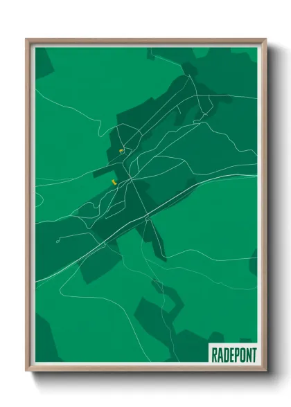Une affiche de carte sur Radepont