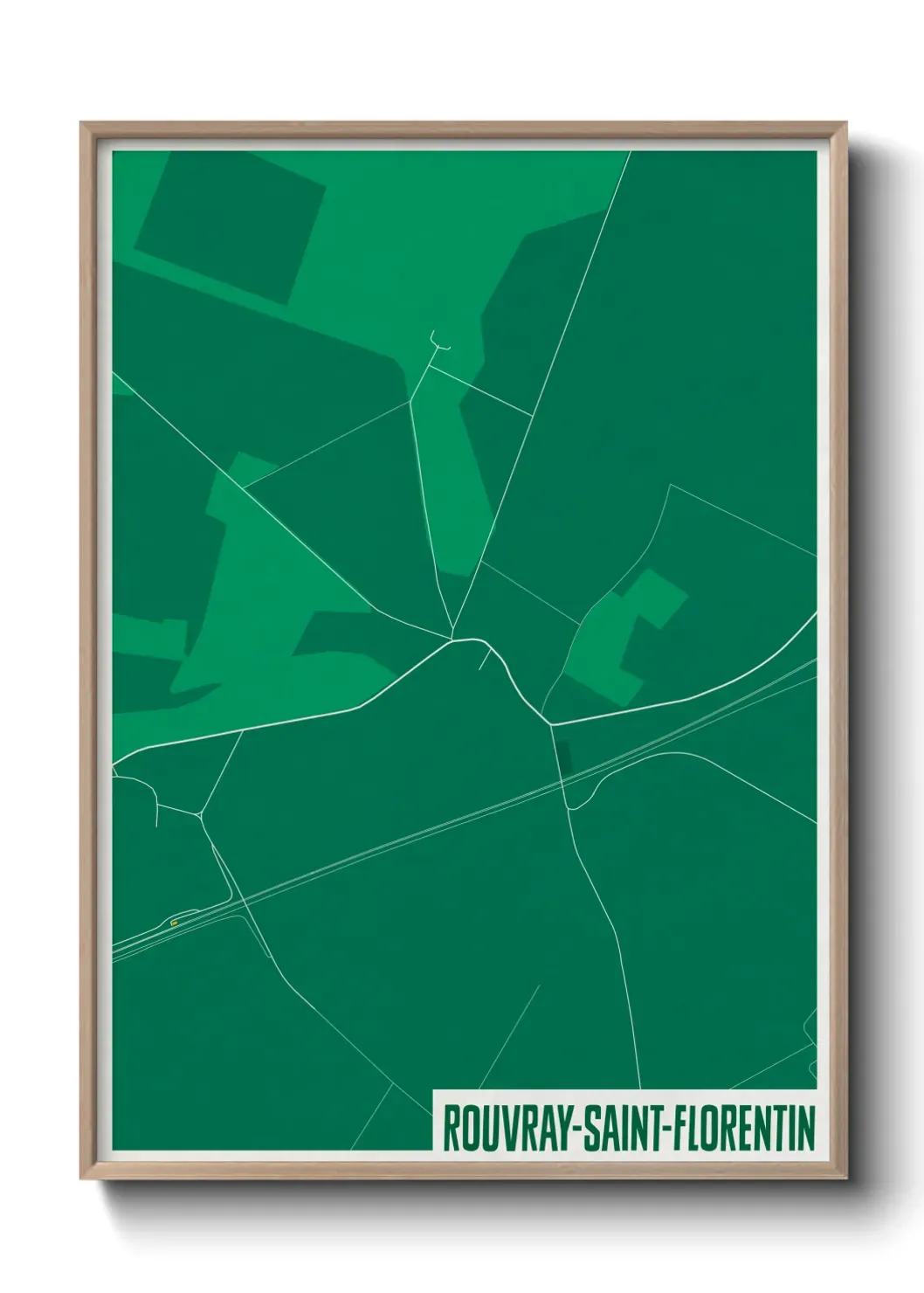 Un poster carteRouvray-Saint-Florentin