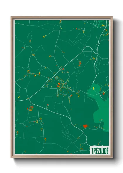 Une affiche de carte sur Trézilidé