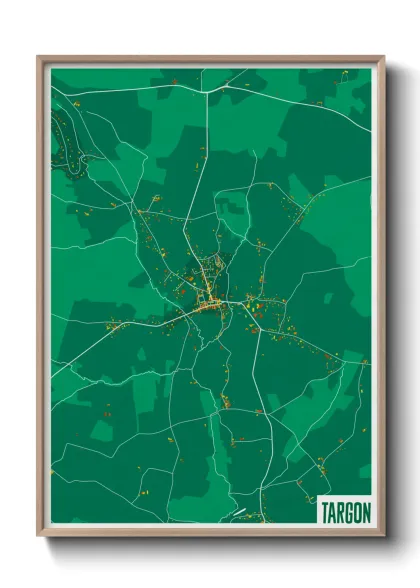Une affiche de carte sur Targon