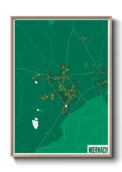 Une affiche de carte sur Mœrnach