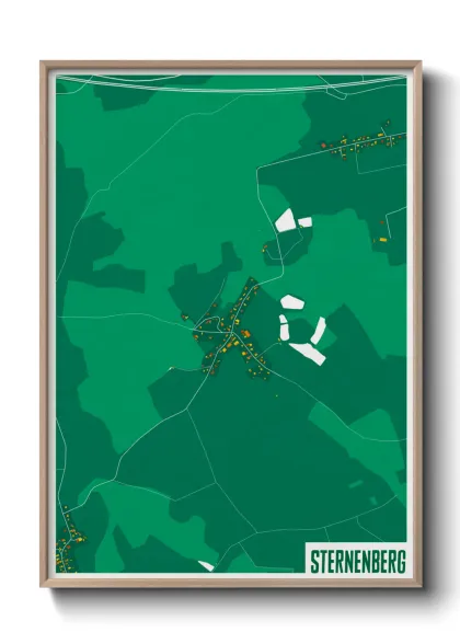 Une affiche de carte sur Sternenberg