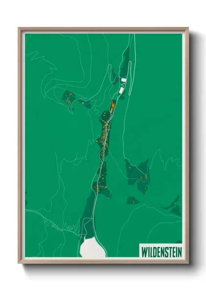 Une affiche de carte sur Wildenstein