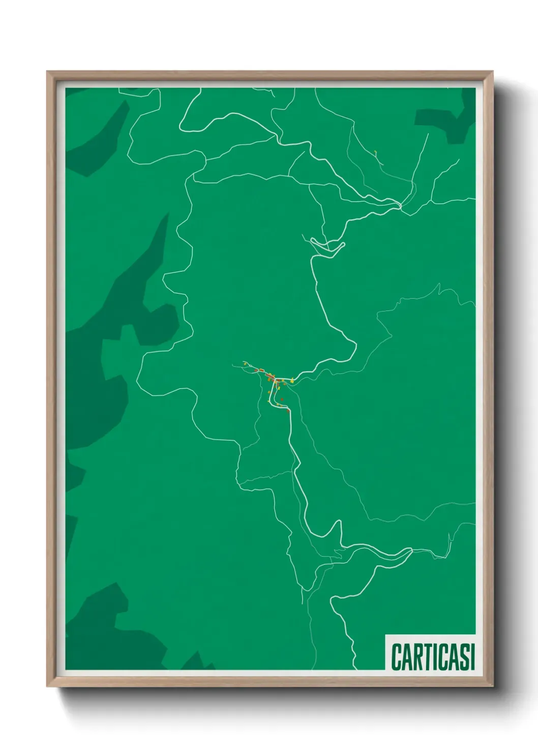 Un poster carte Carticasi