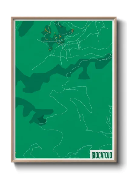 Une affiche de carte sur Giocatojo