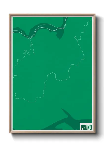 Une affiche de carte sur Pruno