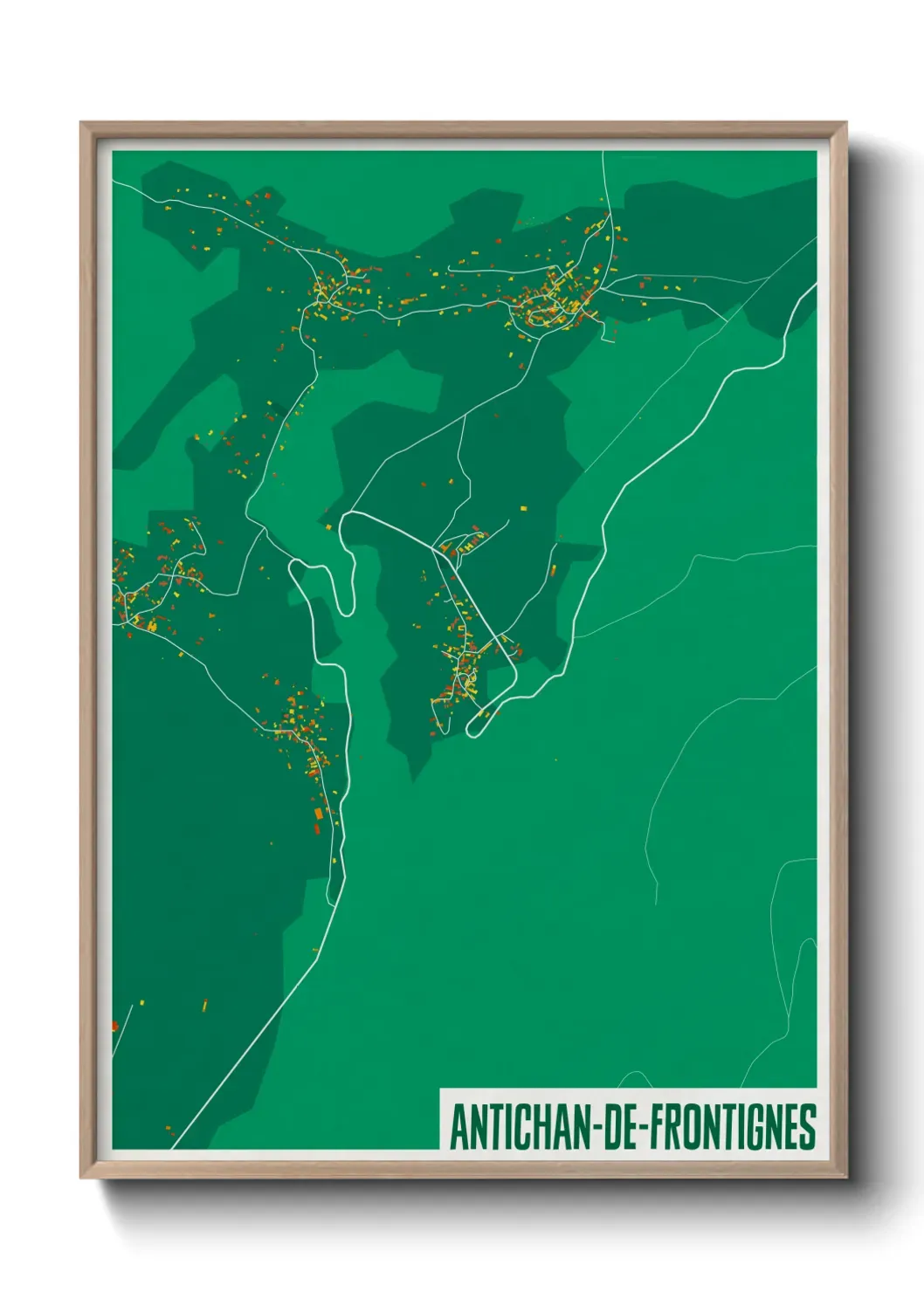 Un poster carteAntichan-de-Frontignes