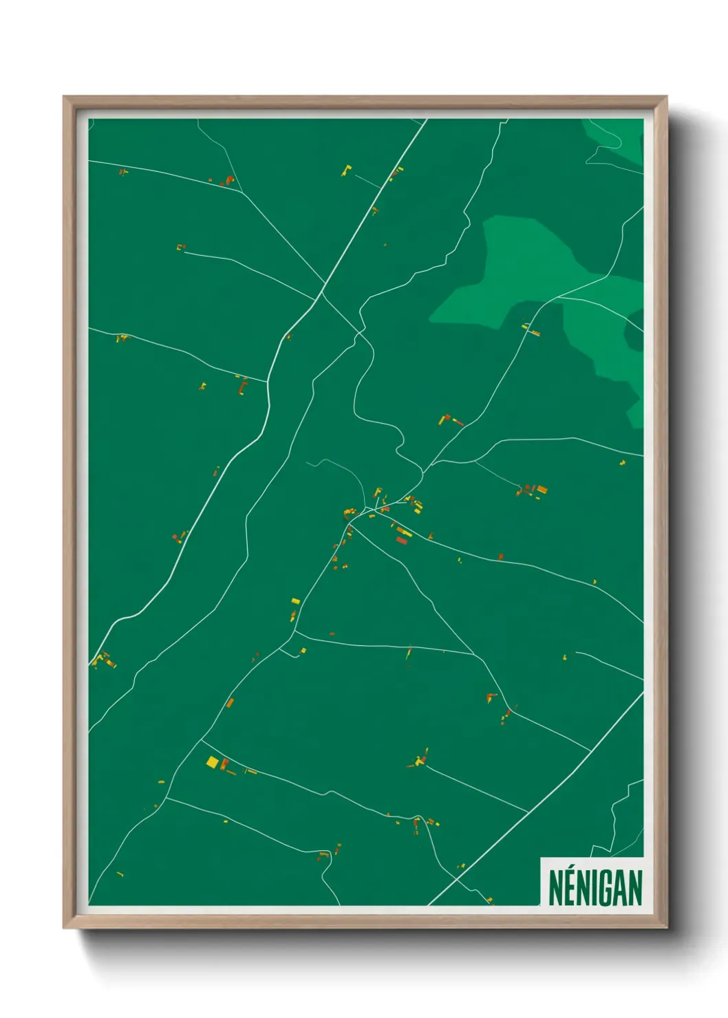 Un poster carte Nénigan