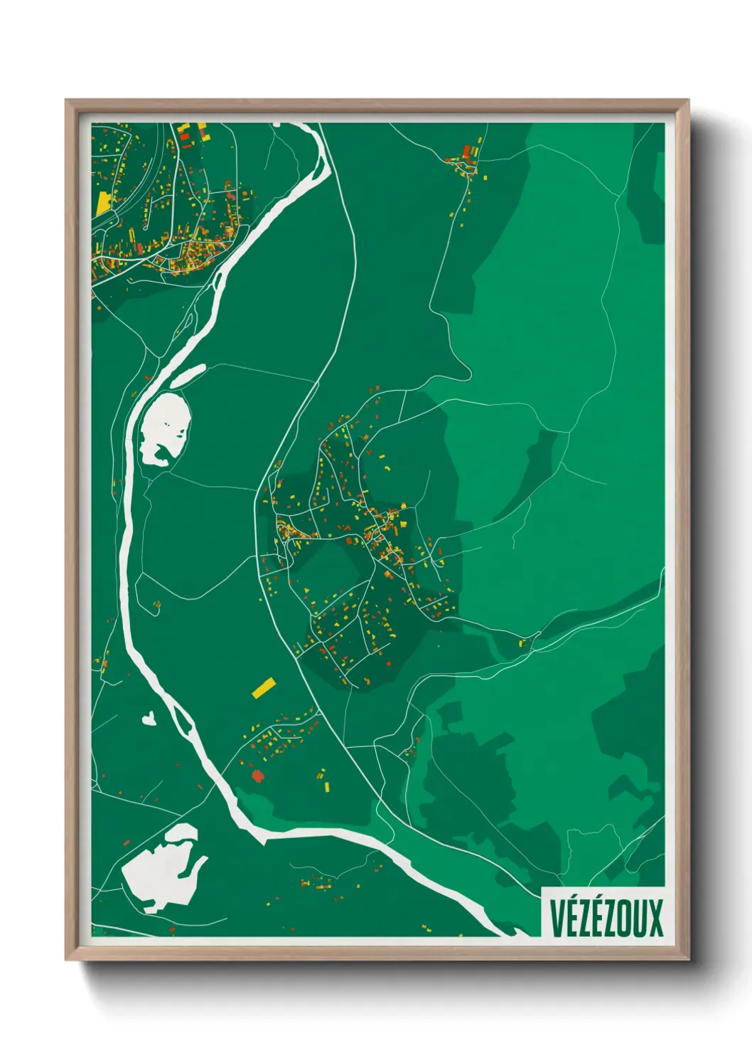 Un poster carteVézézoux