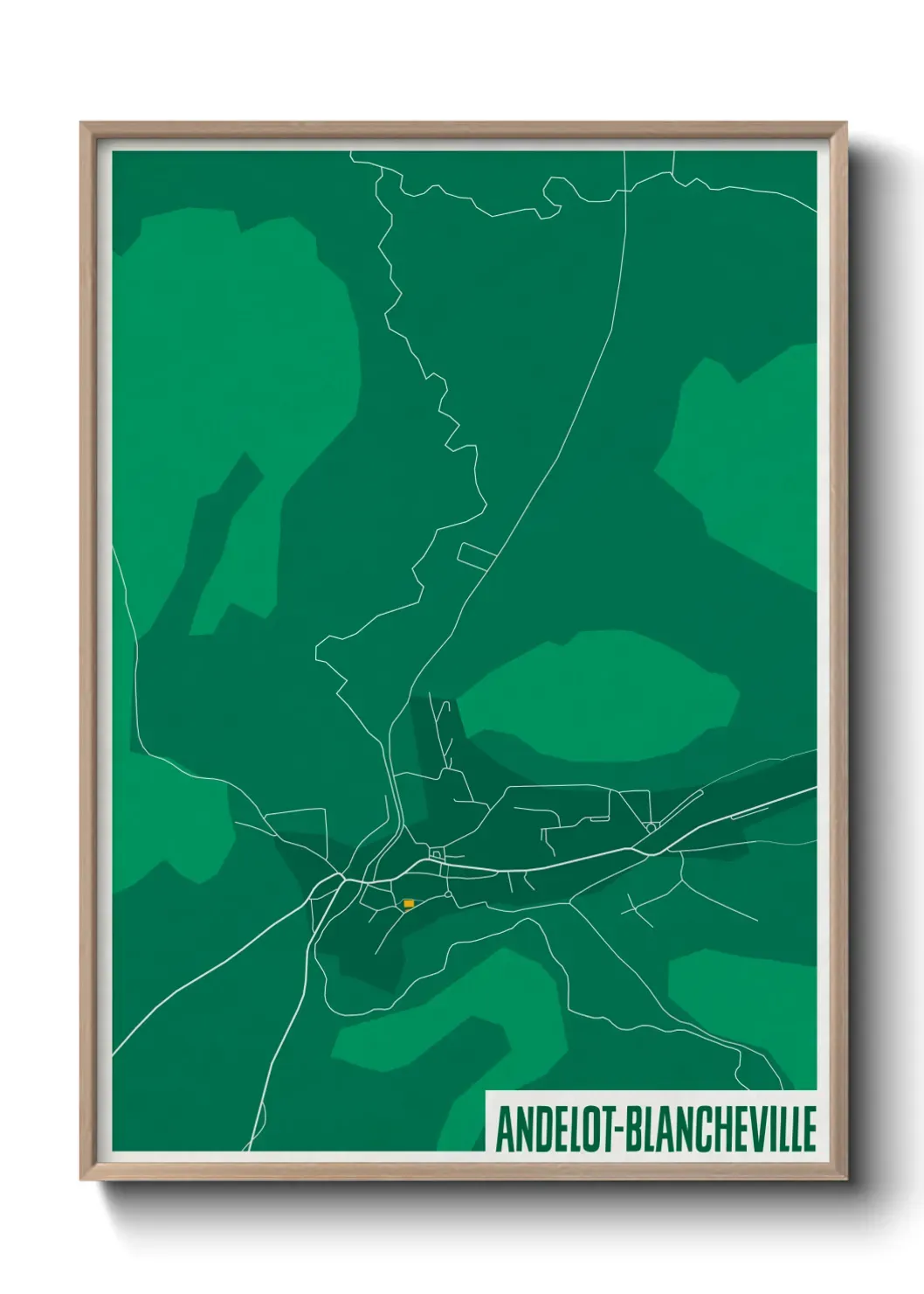 Un poster carteAndelot-Blancheville