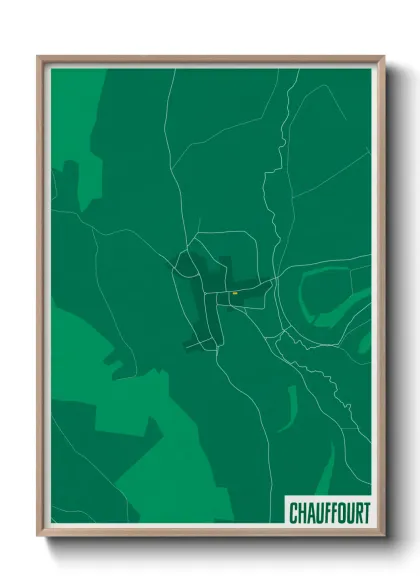 Une affiche de carte sur Chauffourt