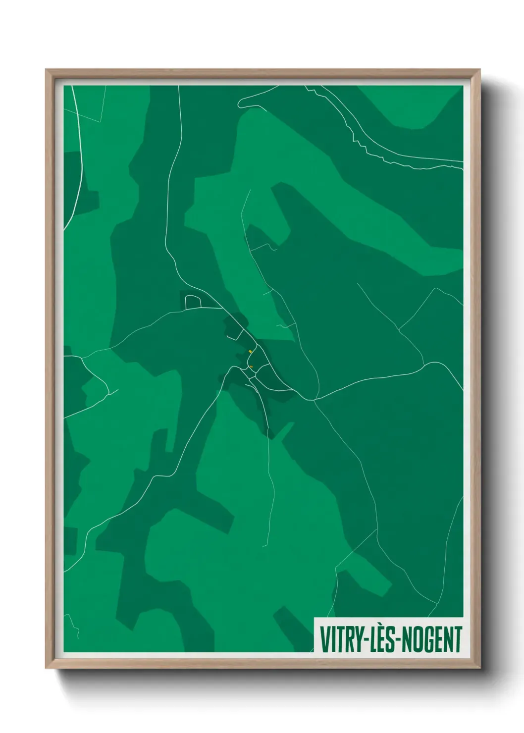 Un poster carteVitry-lès-Nogent