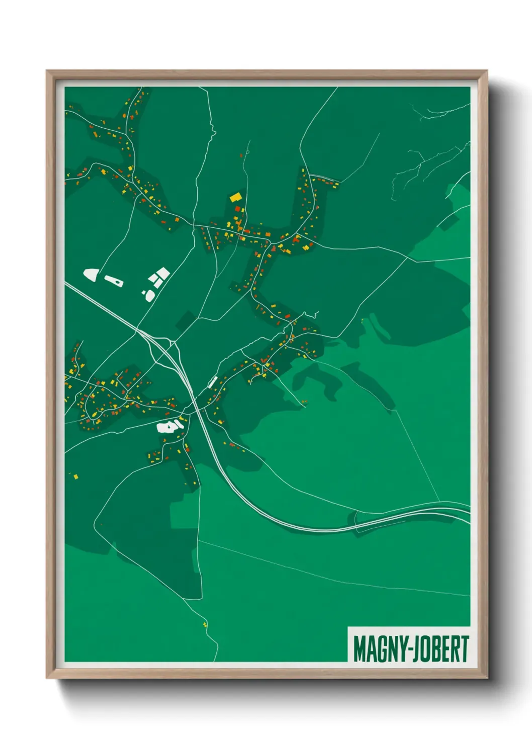 Un poster carteMagny-Jobert