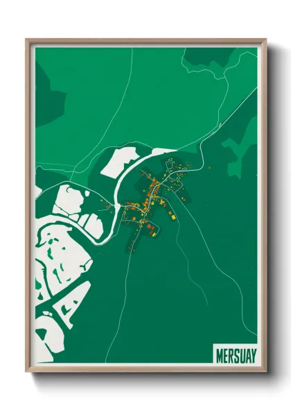 Une affiche de carte sur Mersuay