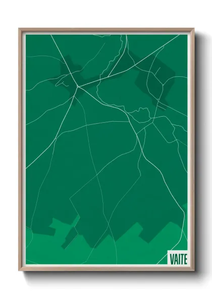 Une affiche de carte sur Vaite