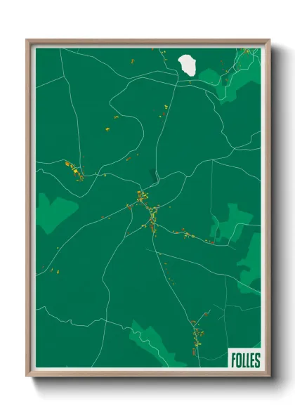 Une affiche de carte sur Folles