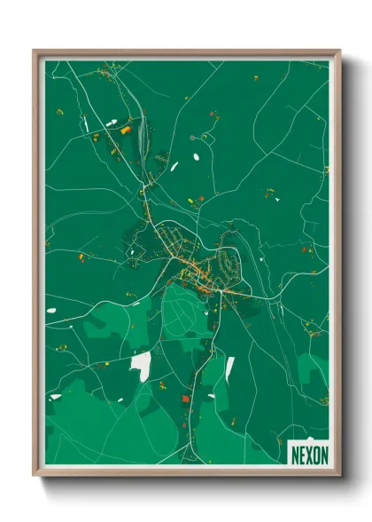 Une affiche de carte sur Nexon