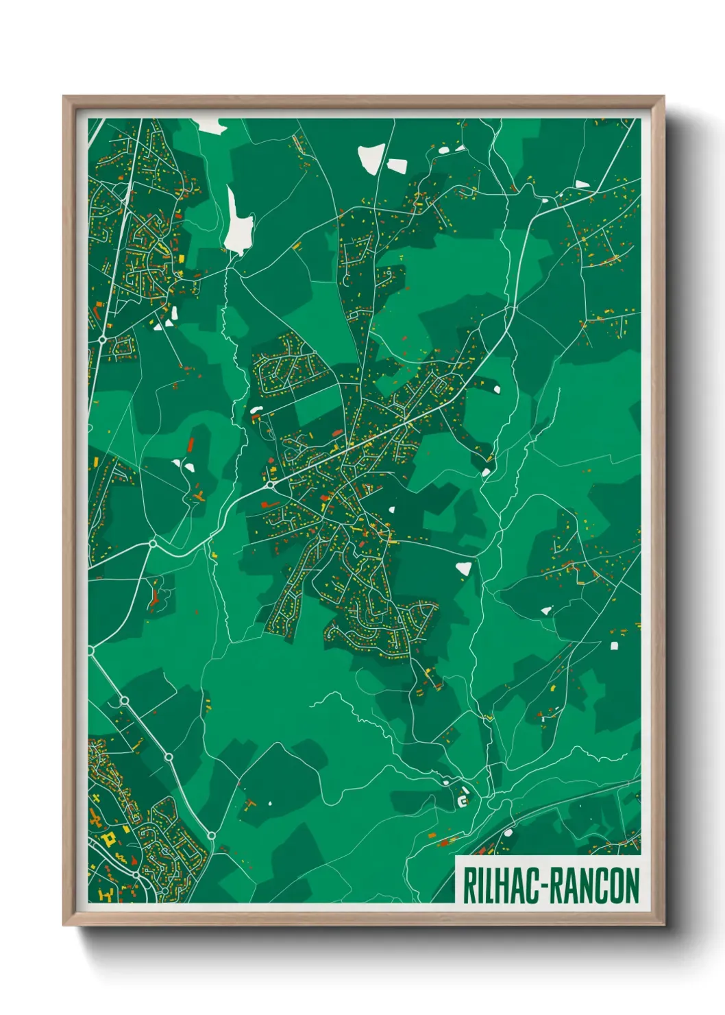 Un poster carteRilhac-Rancon