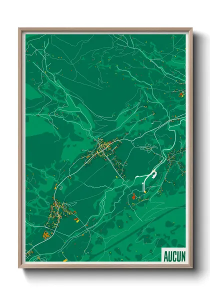 Une affiche de carte sur Aucun