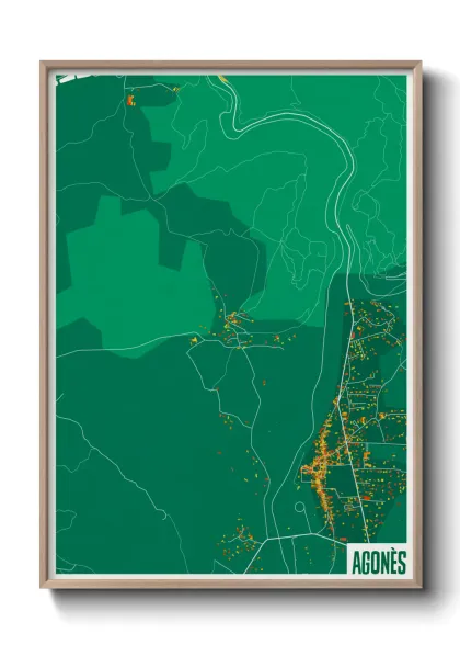 Une affiche de carte sur Agonès