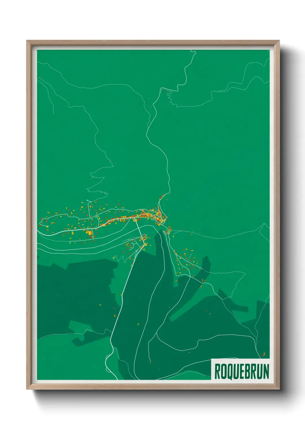 Un poster carteRoquebrun