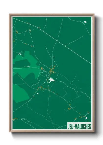 Une affiche de carte sur Jeu-Maloches