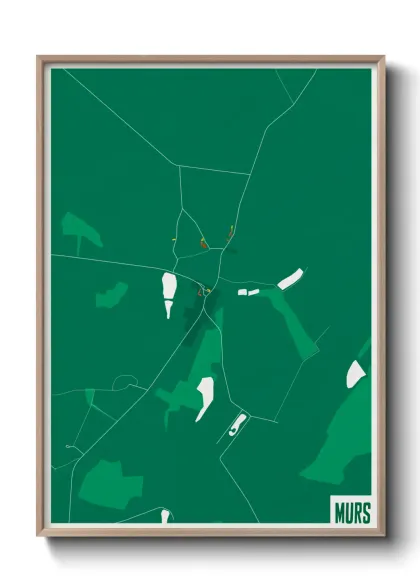 Une affiche de carte sur Murs