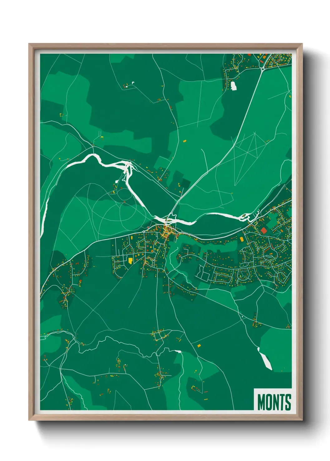 Un poster carteMonts