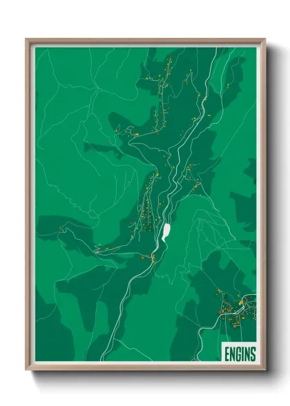 Une affiche de carte sur Engins